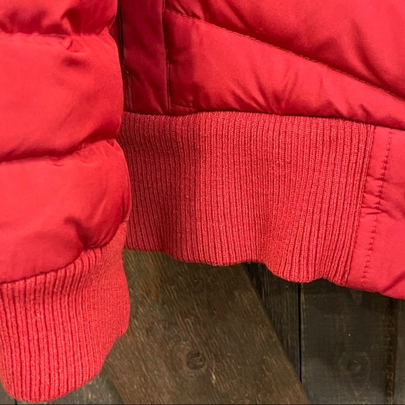 Levi’s Men’s Puff Hoodie Jacket Medium Red - Picture 6 of 8